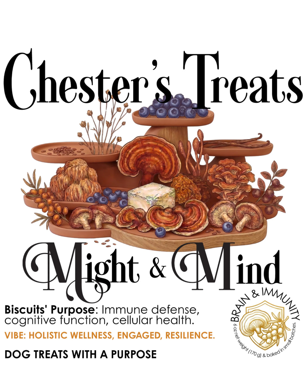 Chester Might & Mind Dog Treats for Brain & Immunity Support