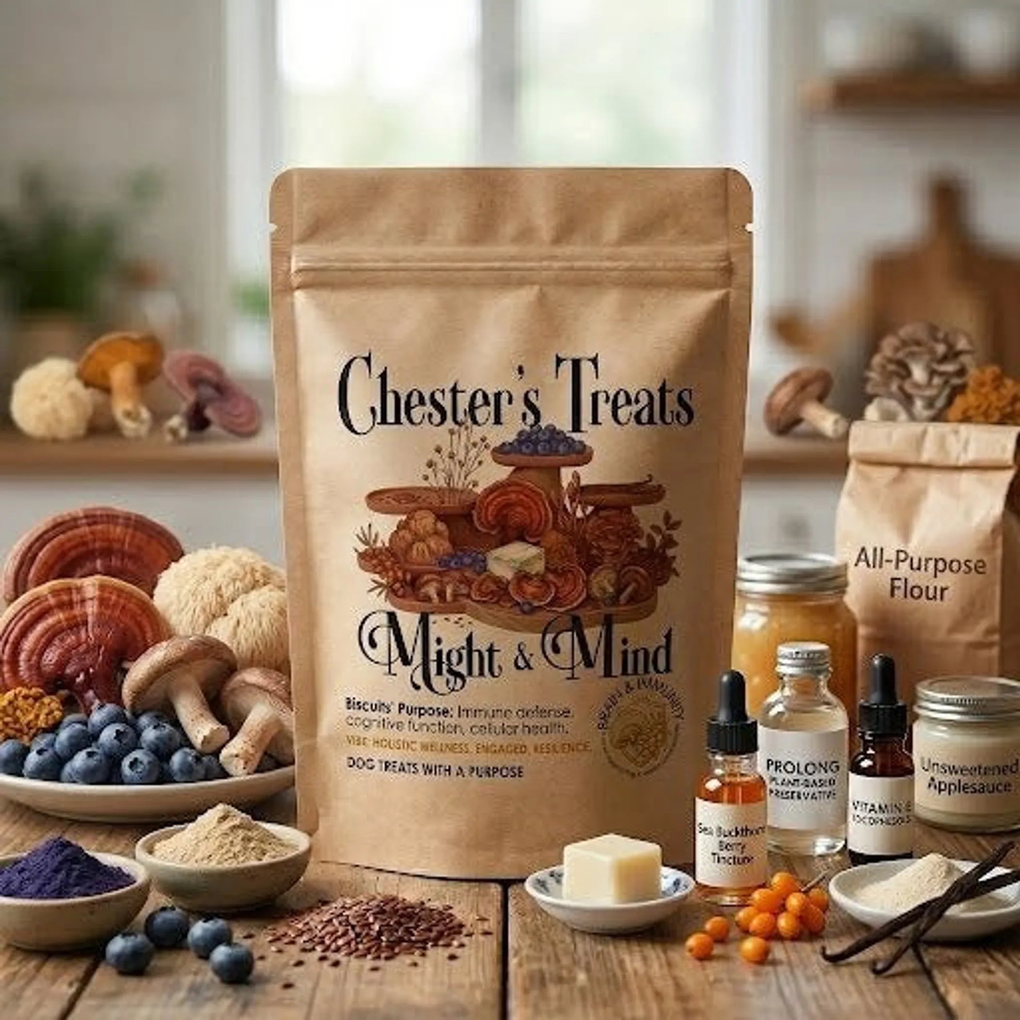 Chester Might & Mind Dog Treats for Brain & Immunity Support