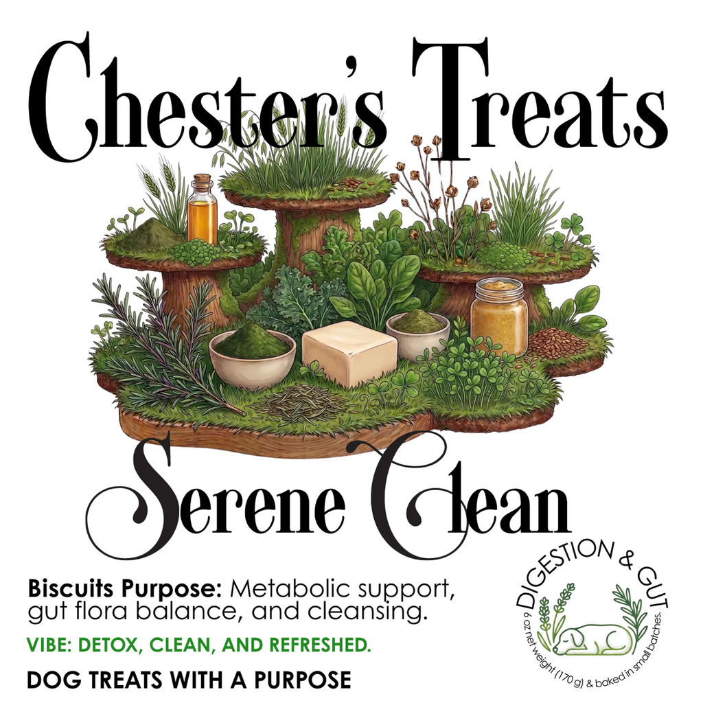 Chester Serene & Clean Dog Treats for Gut Support