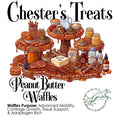 Chester Peanut Butter Waffle Dog Treats with Glucosamine