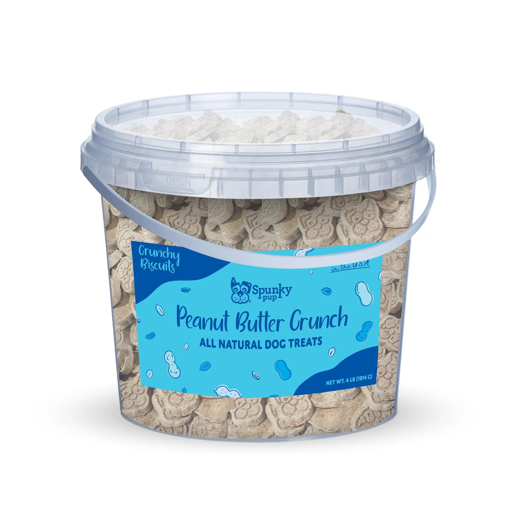All Natural Baked Biscuits - 4 pounds - Bucket of Biscuits